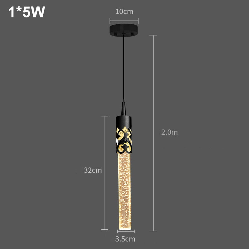 SkandiShop Modern Luxury Crystal Pendant Lamp